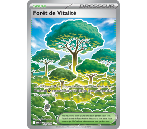 Stade Forêt de Vitalité 109/88 - Carte Ultra Rare Secrète - Méga-Évolution Équilibre Parfait