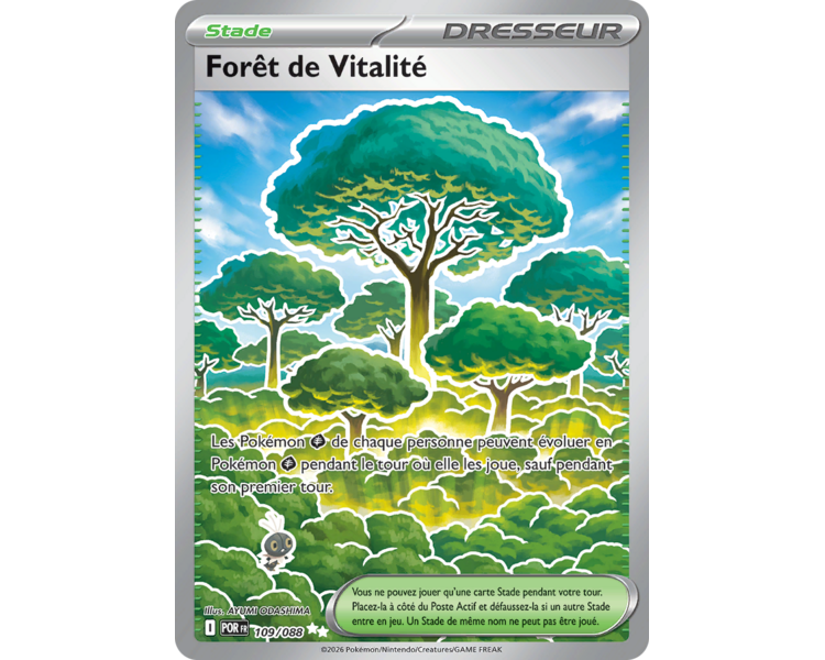 Stade Forêt de Vitalité 109/88 - Carte Ultra Rare Secrète - Méga-Évolution Équilibre Parfait