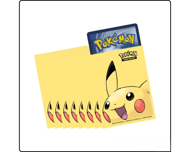 Pack 65 Sleeves Pikachu Pokémon