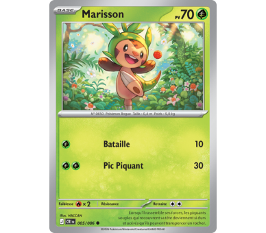 Marisson Pv 70 005/86 - Carte Commune - Méga-Évolution Chaos Ascendant