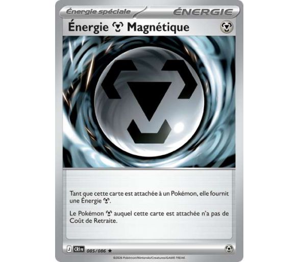 Énergie Spéciale Métal Magnétique 85/86 - Carte Rare Reverse - Méga-Évolution Chaos Ascendant