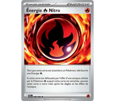 Énergie Spéciale Feu Nitro 86/86 - Carte Rare Holographique - Méga-Évolution Chaos Ascendant