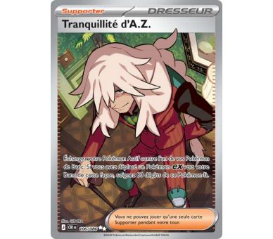 Supporter Tranquillité d'A.Z. 106/86 - Carte Secrète Ultra Rare - Méga-Évolution Chaos Ascendant