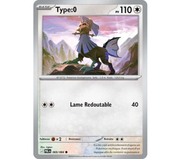 Type:0 Pv 110 069/084 - Carte Commune Reverse - Méga-Évolution Nuit Noire