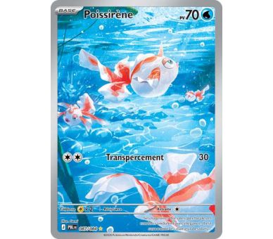 Poissirène Pv 70 087/084 - Carte Illustration Rare - Méga-Évolution Nuit Noire