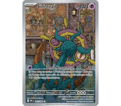 Sinistrail Pv 140 091/084 - Carte Illustration Rare - Méga-Évolution Nuit Noire