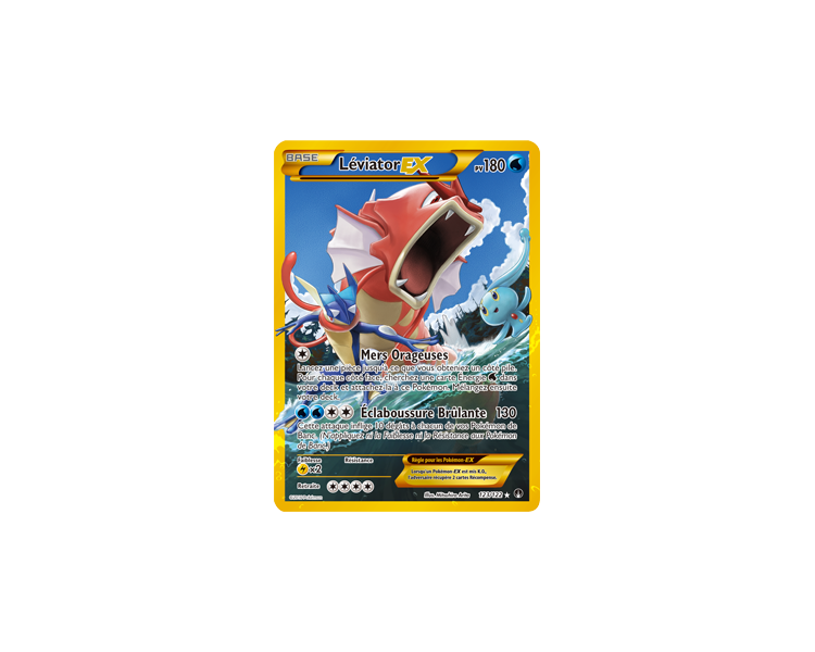 Léviator ex pv 180 Full Art SECRETE 123/122 carte vf neuve xy09 rupture turbo