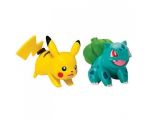Pack de 2 figurines Pokémon : Bulbizarre vs Pikachu