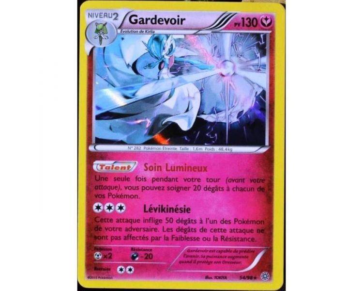 Carte Pokemon Gardevoir holographique pv130 - 54/98