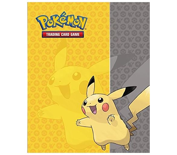 Ultra Pro Portfolio A5 Pikachu Jaune et gris permet le rangement de 80 cartes Pokémon differentes