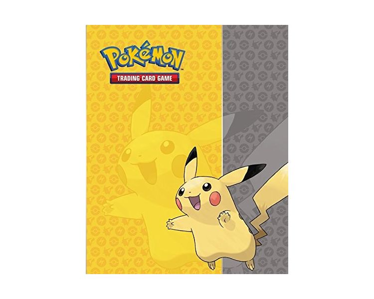 Ultra Pro Portfolio A5 Pikachu Jaune et gris permet le rangement de 80 cartes Pokémon differentes