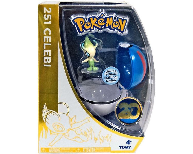 Coffret Figurine Edition limitée Collector Celebi pour les 20 ans de Pokémon