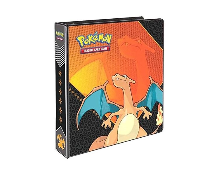 Grand Classeur Pokémon à Anneaux Xy - Dracaufeu sur fond noir et orange