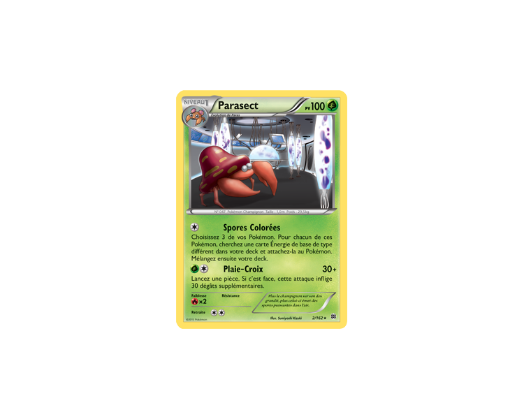 Carte Pokemon Parasect pv 100 - 2/162