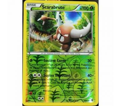 Carte Pokemon Scarabrute reverse pv 100 - 3/165