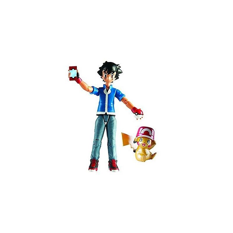 Coffret Pokemon Figurine Sacha 12 Cm Avec Pikachu - Figurine