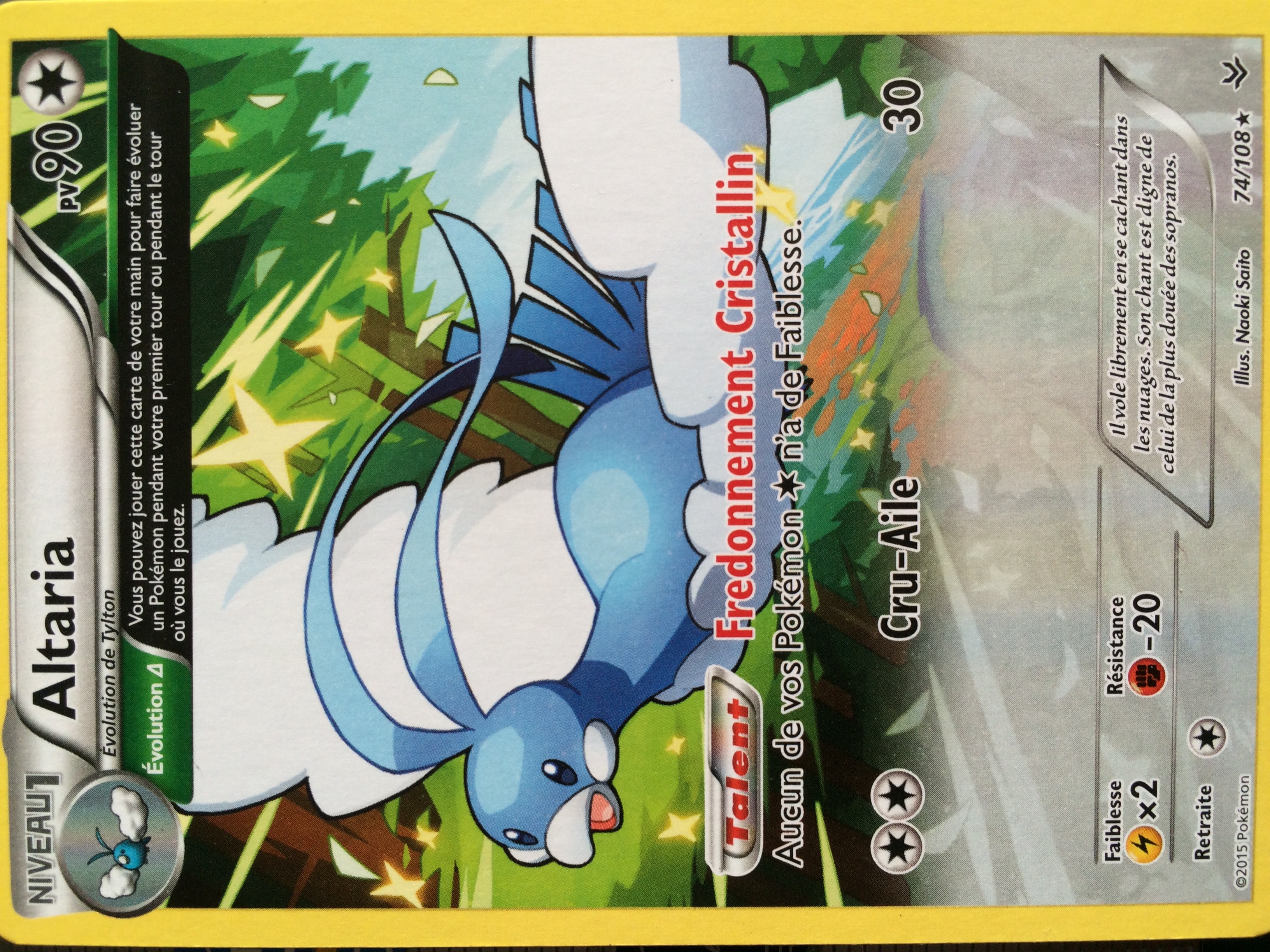 Carte Pokémon Pikachu 60 PV - Reverse 20-108 XY06 - Ciel Rugissant