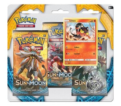 Tripack 3 Boosters - XY 13 Soleil Et Lune Flamiaou 60 Pv