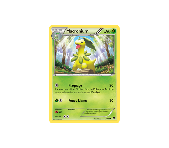 Macronium Pv 90 Carte Peu Commune - 2/122 - XY9