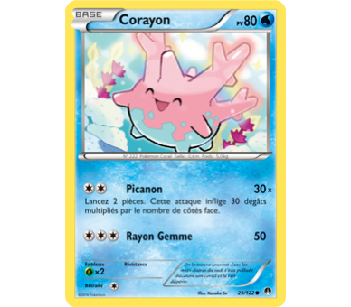 Corayon Carte Commune Pv 80 - 29/122 - XY9