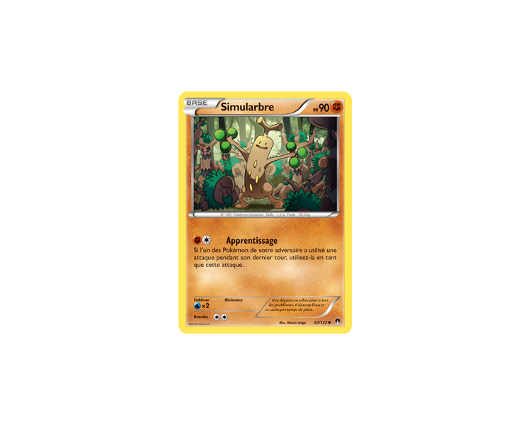 Simularbre Carte Peu Commune Pv 90 - 67/122 - XY9