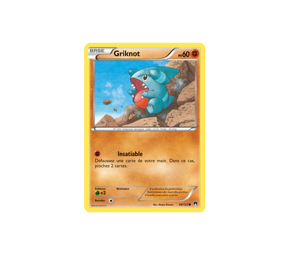 Griknot Carte Commune Pv 70 - 68/122 - XY9