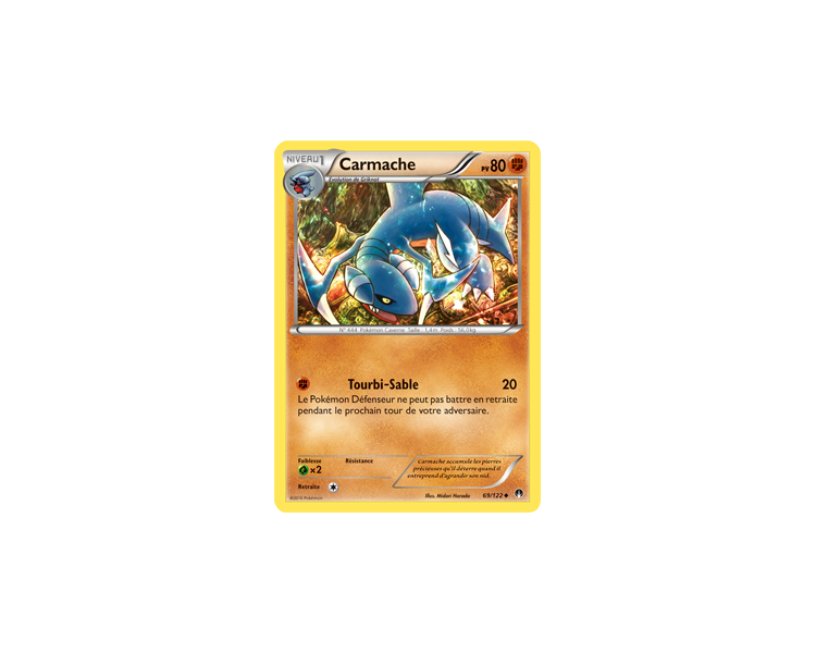 Carmache Carte Peu Commune Pv 80 - 69/122 - XY9