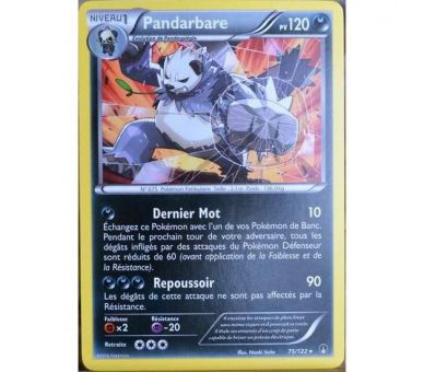 Pandarbare Carte Rare Pv 120 - 75/122 - XY9