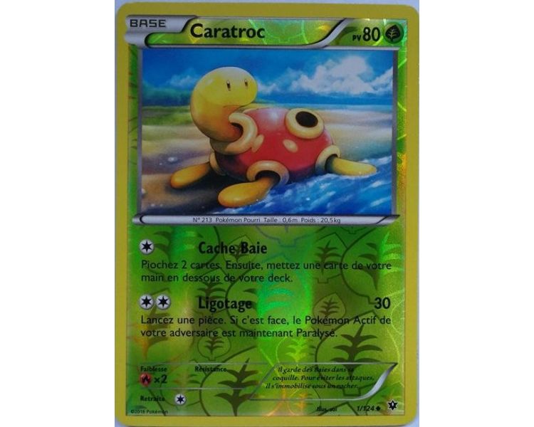 Caratroc Carte Reverse Peu Commune Pv 80 - 1/124 - XY10