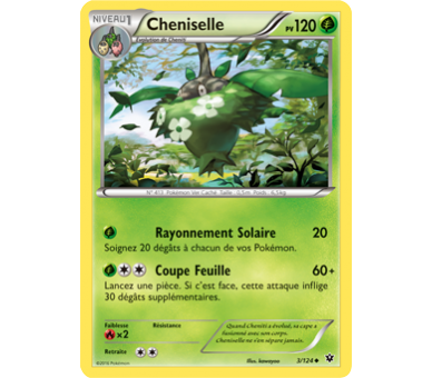 Cheniselle Carte Peu Commune Pv 120 - 3/124 - XY10