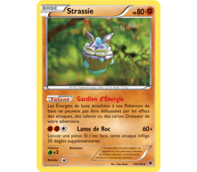 Strassie Carte Rare Pv 80 - 49/124 - XY10