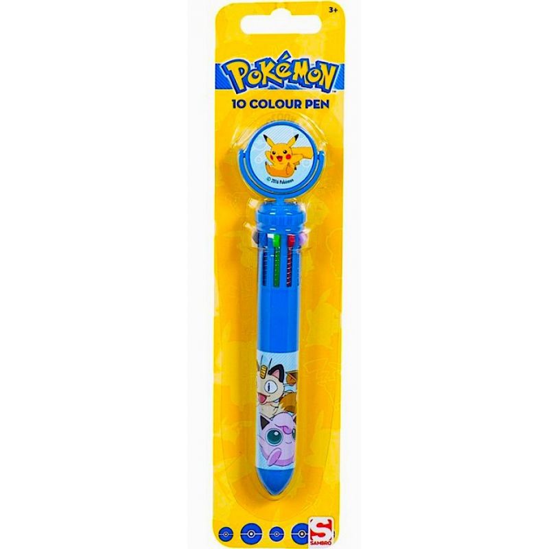 Stylos Effaçables Pokémon | Lot De 4, Encre Bleue | Pour école, Bureau, Collection