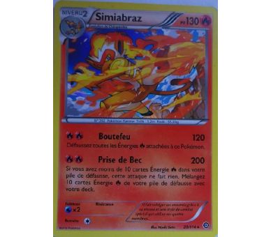 Simiabraz Carte Holo Rare 130 Pv - 20/114 - XY11