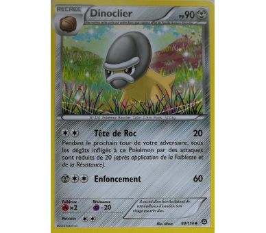 Dinoclier Carte Peu Commune 90 Pv - 69/114 - XY11