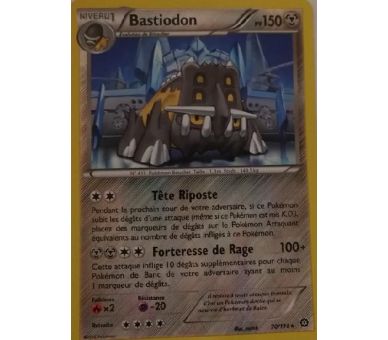Bastiodon Carte Reverse Rare 150 Pv - 70/114 - XY11
