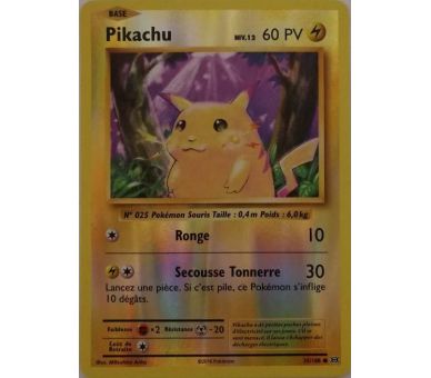 Pikachu Carte Reverse Commune 60 Pv - XY12 - 35/108