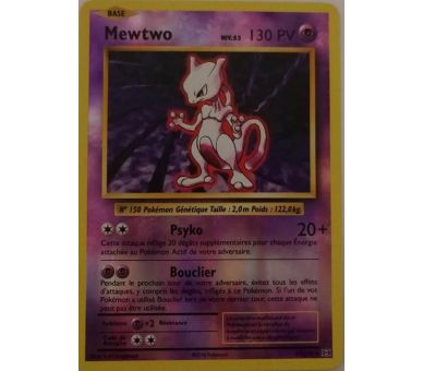 Mewtwo Carte Reverse Rare 130 Pv - XY12 - 51/108