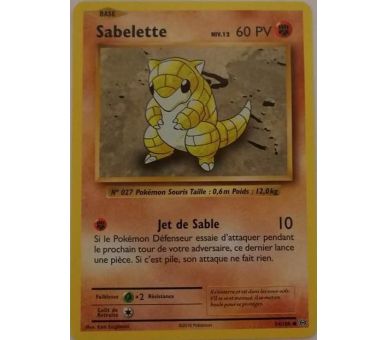 Sabelette Carte Commune 60 Pv - XY12 - 54/108