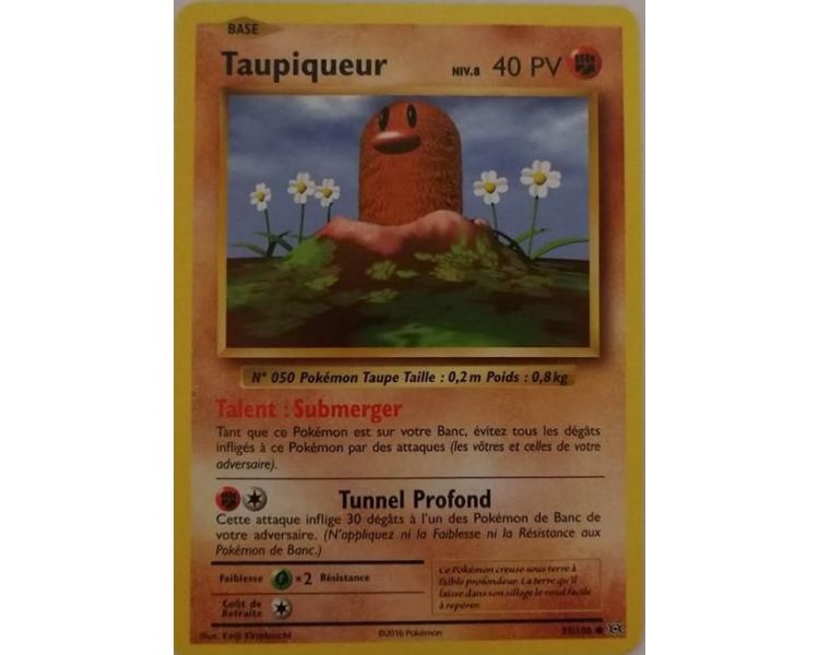 Taupiqueur Carte Commune 40 Pv - XY12 - 55/108
