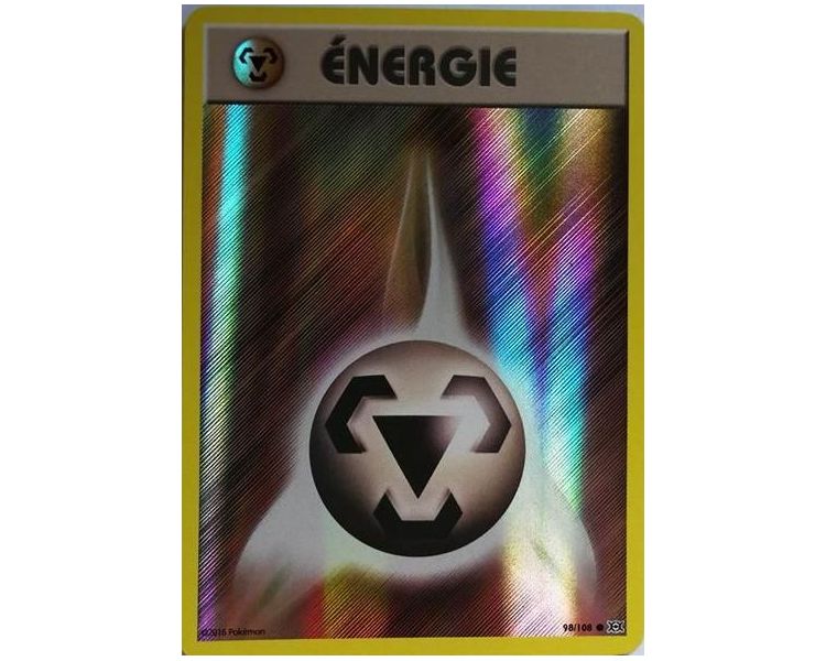 Energie Métal Carte Reverse Commune - XY12 - 98/108