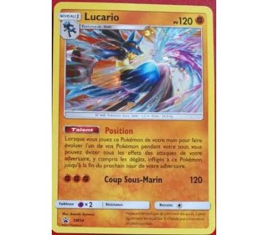 Lucario 120 Pv Carte Pokémon Holo - Etoile Pormo SM54