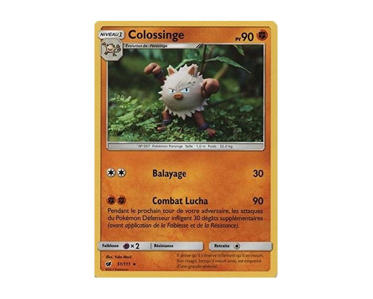 Colossinge Carte Rare 90 Pv - SL4 - 51/111