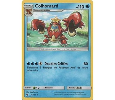 Colhomard Carte Rare 110 Pv - SL4 - 25/111