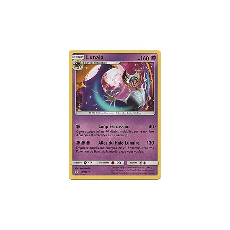 Lunala 160 Pv Sl2 61 145 Carte Pokemon Rare