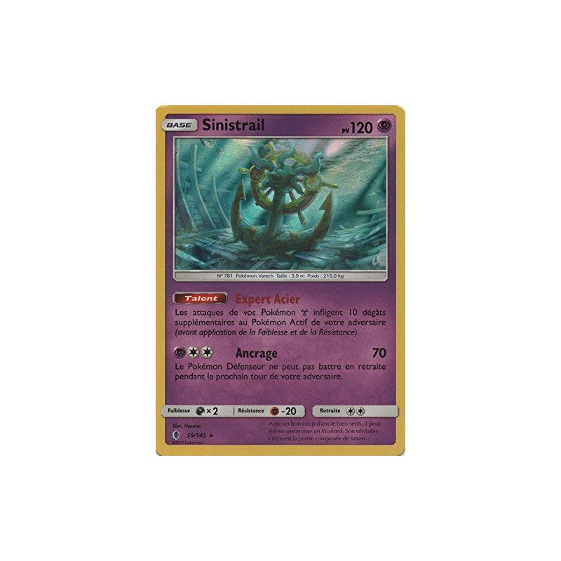 ☺ Carte Pokémon Sinistrail HOLO 59/145 VF NEUVE SL2 Gardiens Ascendants 