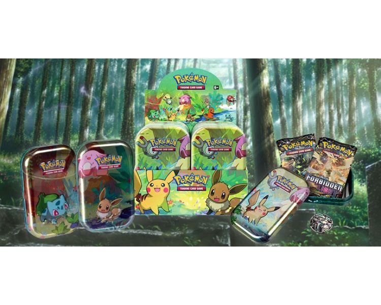 1 Box Mini Tin Série Pokémon Pikachu et Evoli