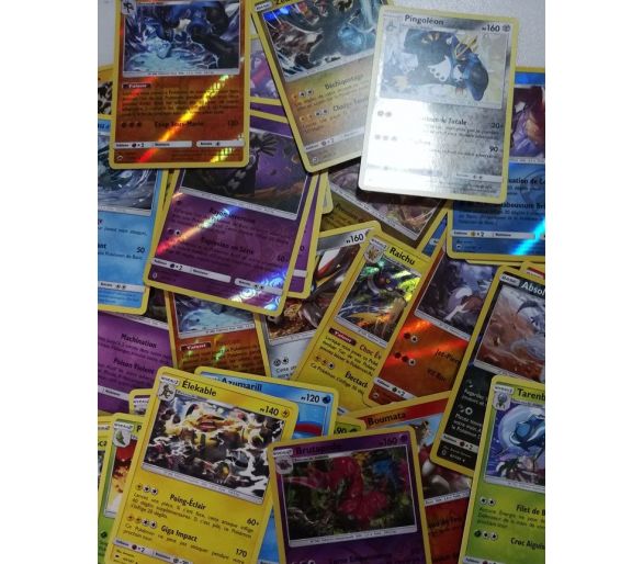 Lot de 50 Cartes Pokémon Rares