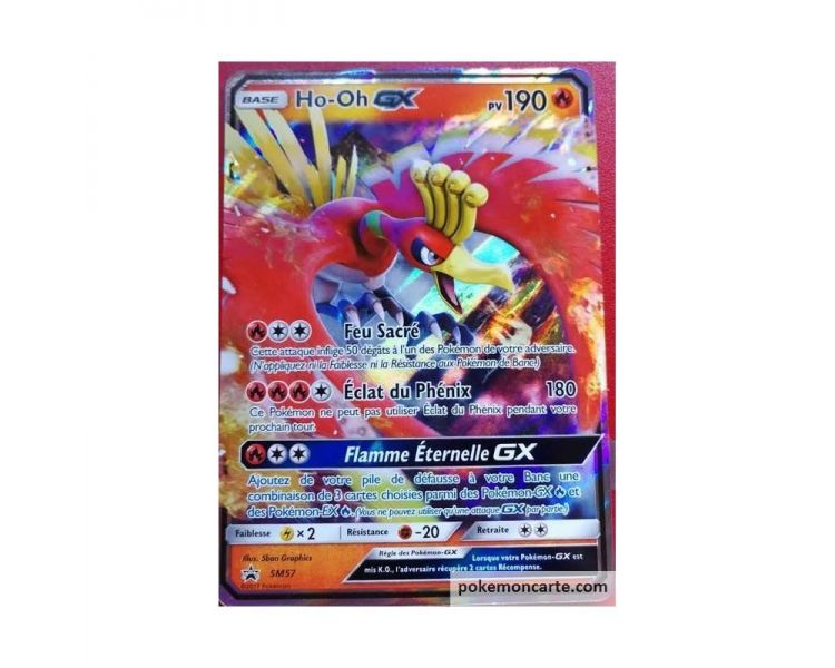 3 Cartes Pokémon GX : Tarif Discount Marshadow GX + Necrozma GX + Ho-oh Gx 