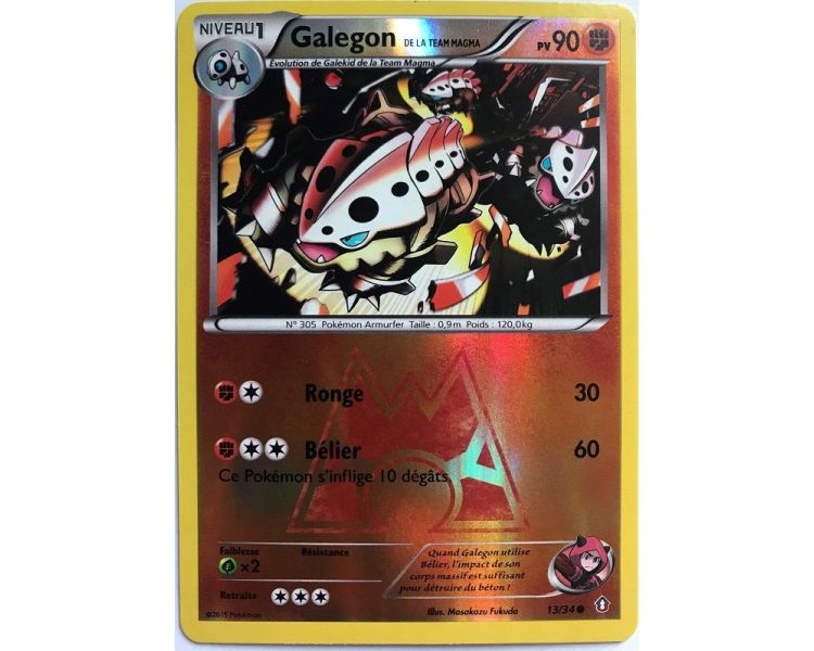 Galekid XY- : Double Danger Carte Pokemon Neuve Française 12/34