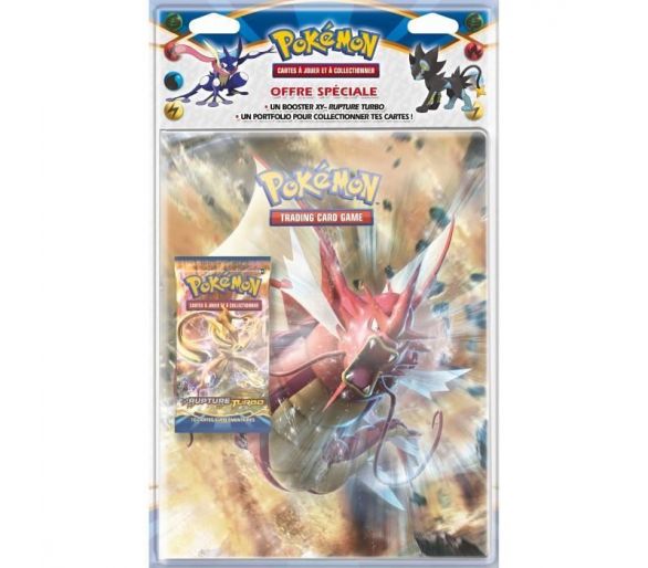 Pack Cahier Range-Cartes + Booster XY Rupture Turbo